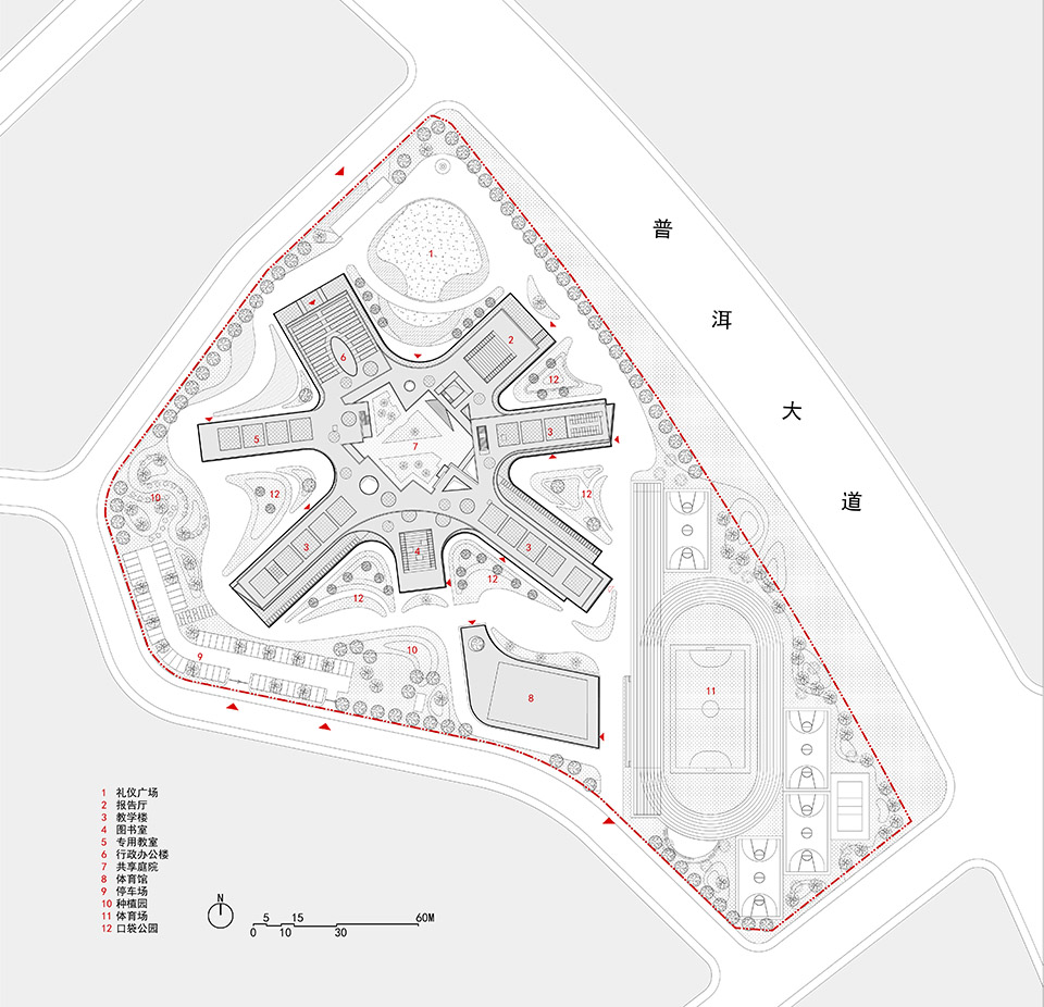 云南省思茅第一小学古城校区丨中国普洱丨华南理工大学建筑设计研究院有限公司-56