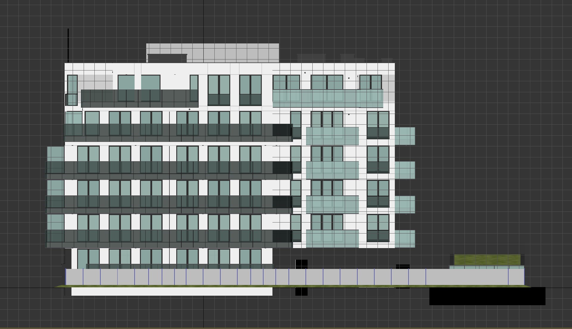 YSLAB公司3D低多边形建筑模型制作-23