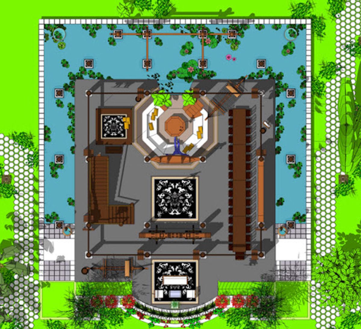 越南南部水乡别墅设计-11