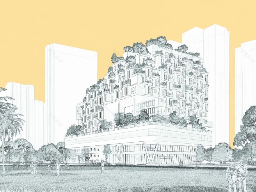 深圳龙岗区养老护理院丨中国深圳丨尼克建筑设计集团+中机国际工程设计研究院有限责任公司-12