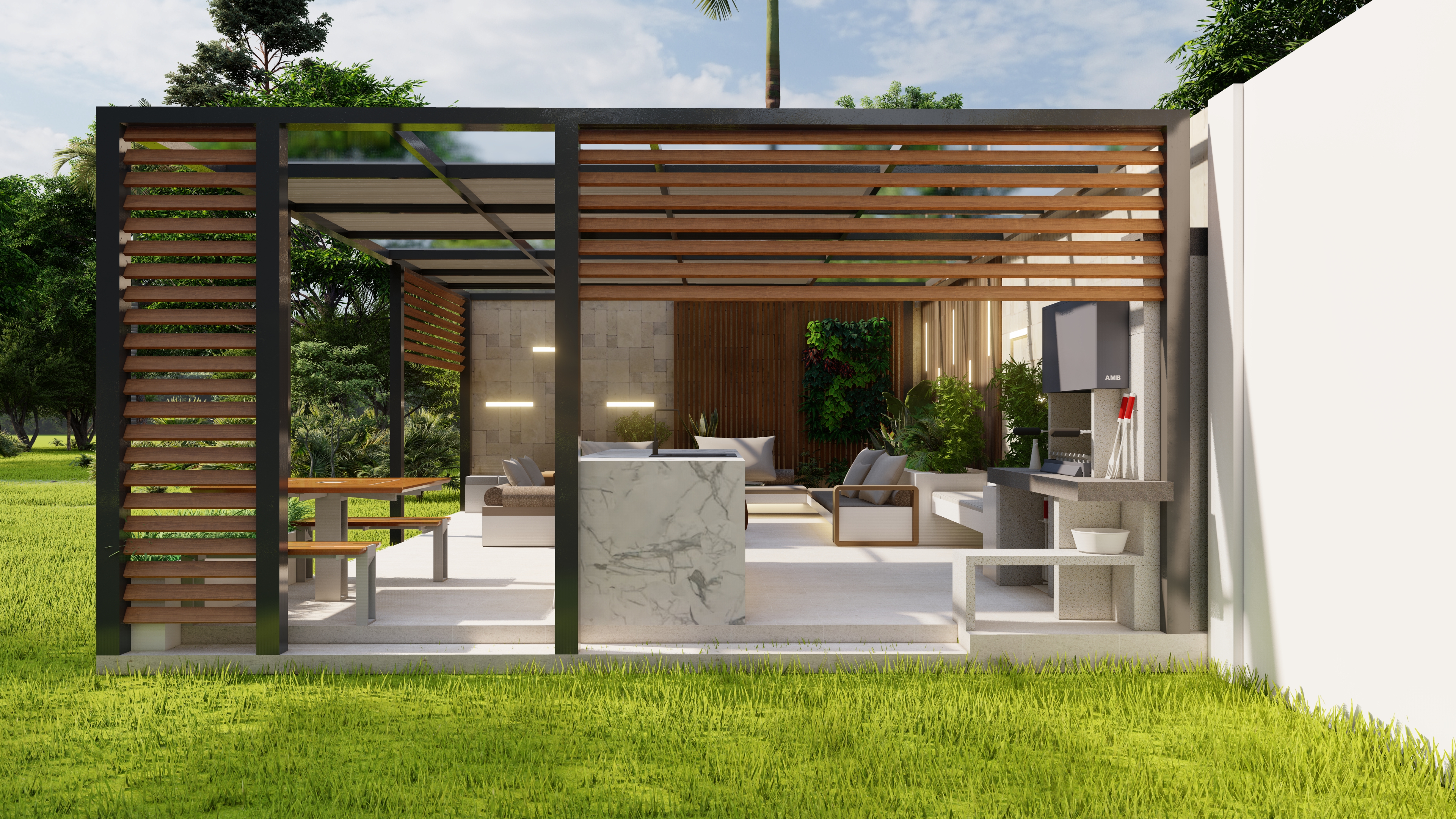 Pergola 户外烧烤吧-3