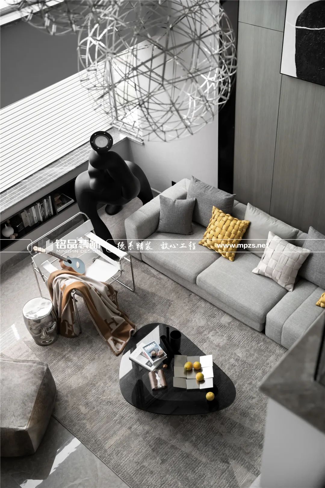 钱塘江畔 450㎡现代港式高端跃层，创意设计打造舒适生活空间-31