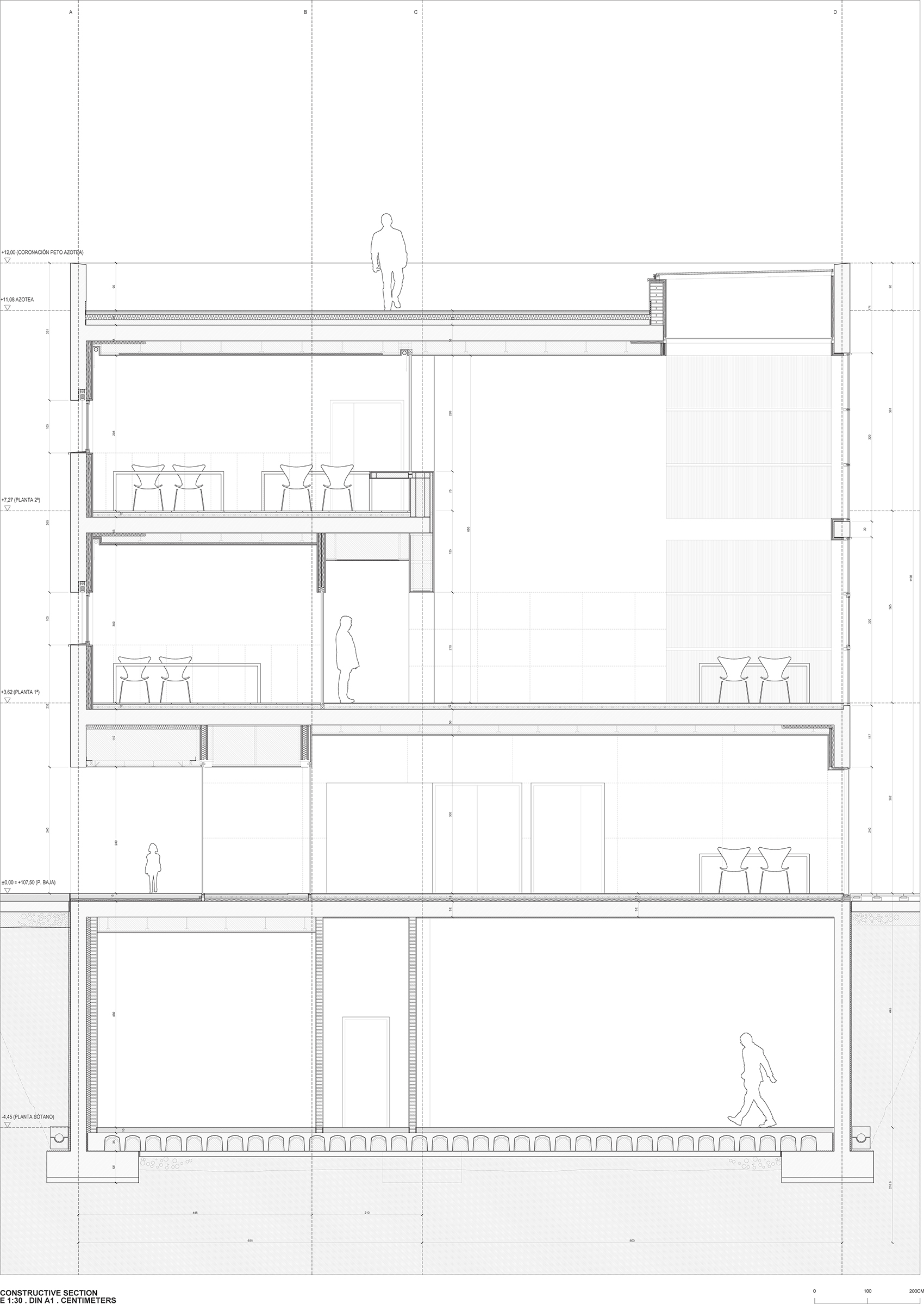 马德里法国学校图书馆丨西班牙马德里丨Alberto Campo Baeza-101