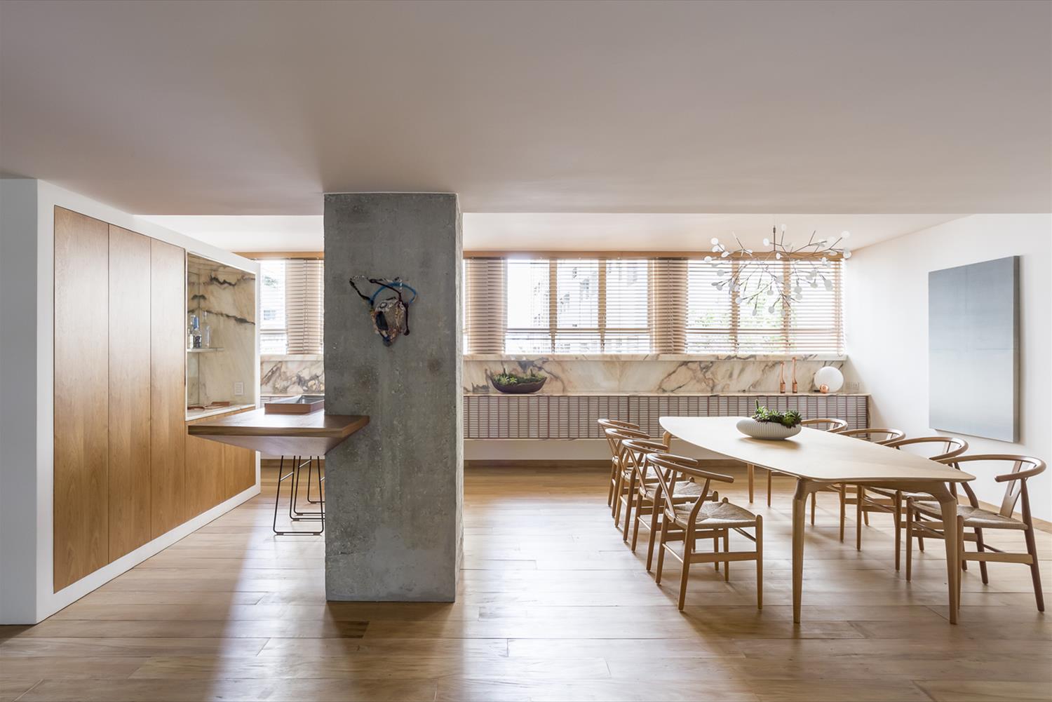 巴西 VLP 公寓 | 木质与石质的完美融合，创新设计引人注目-1