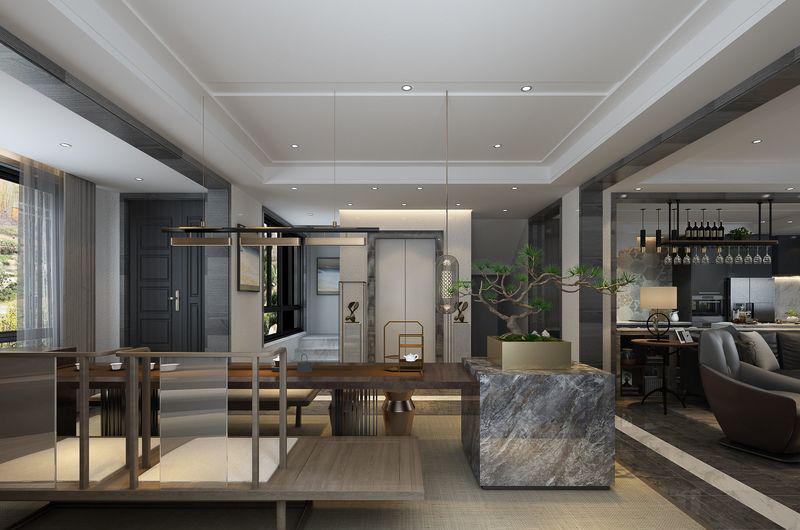 贵阳现代轻奢黑白灰别墅-43