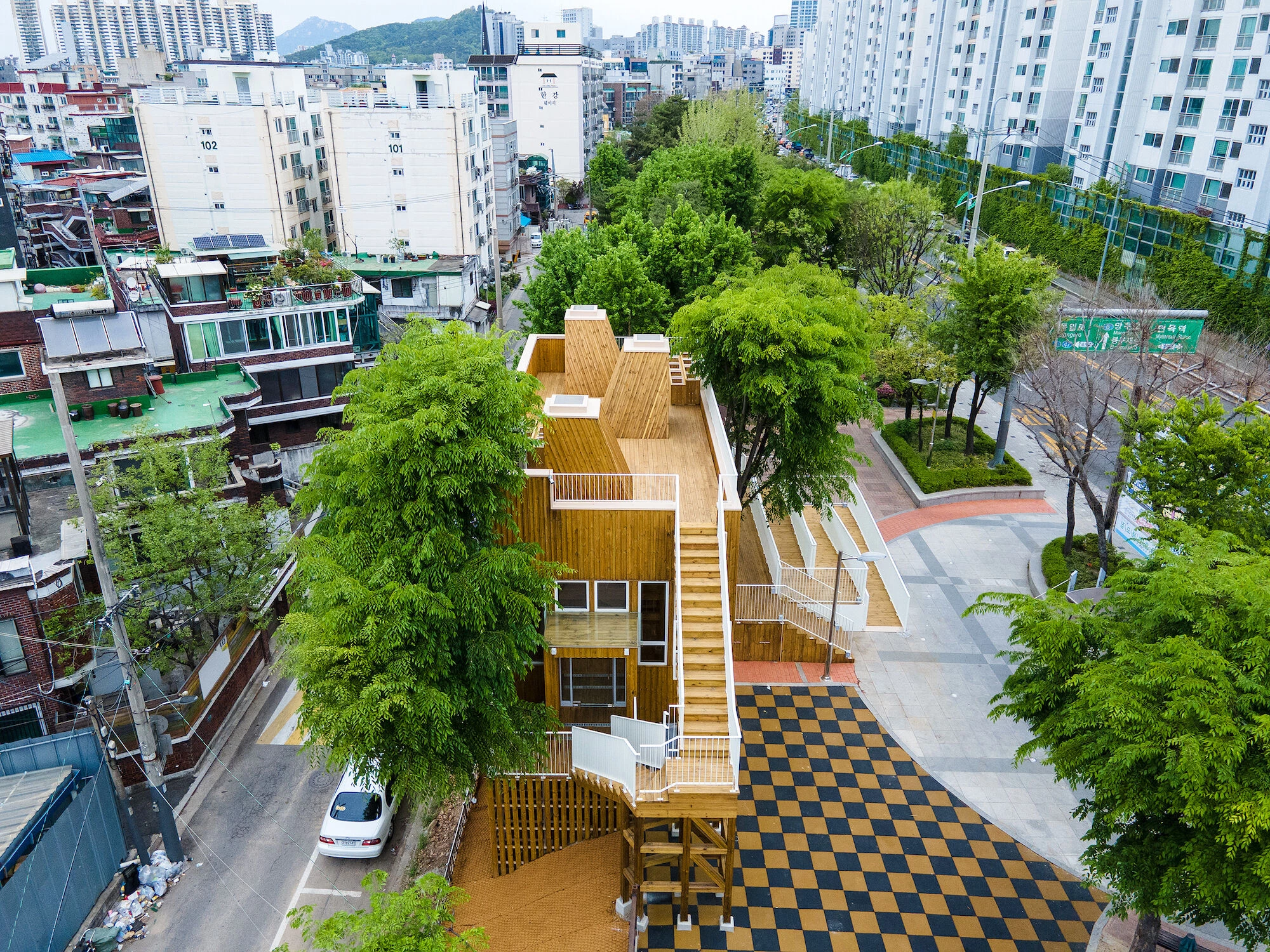 Dinggadong 2 青少年社区中心丨韩国首尔丨Oscape Architecten-6