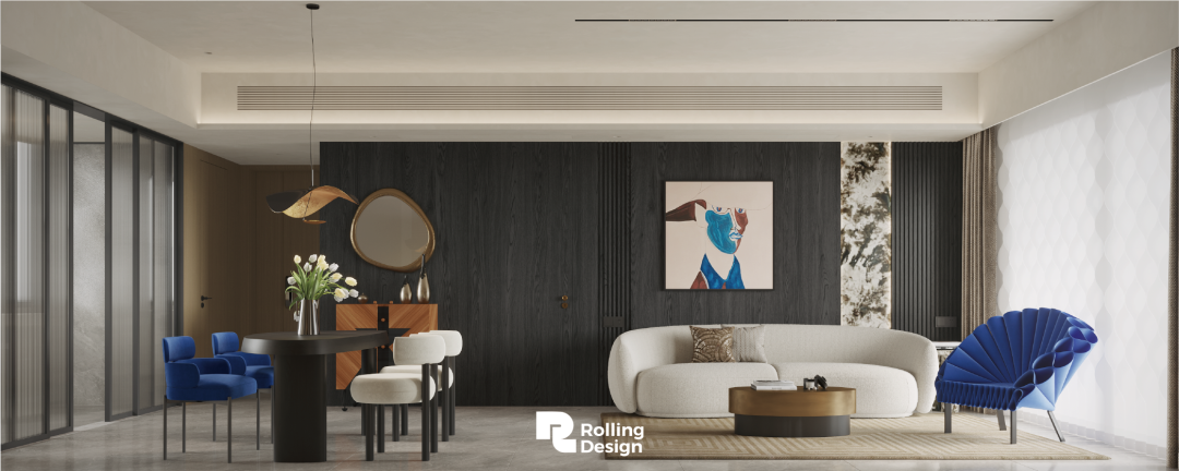 摩登与复古的共舞｜152㎡精装修改造-22