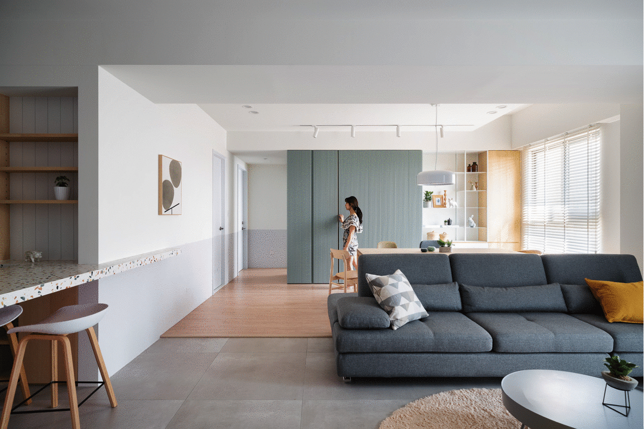 高雄低饱和度斑斓色调住宅丨中国高雄丨筑悦空间设计-3