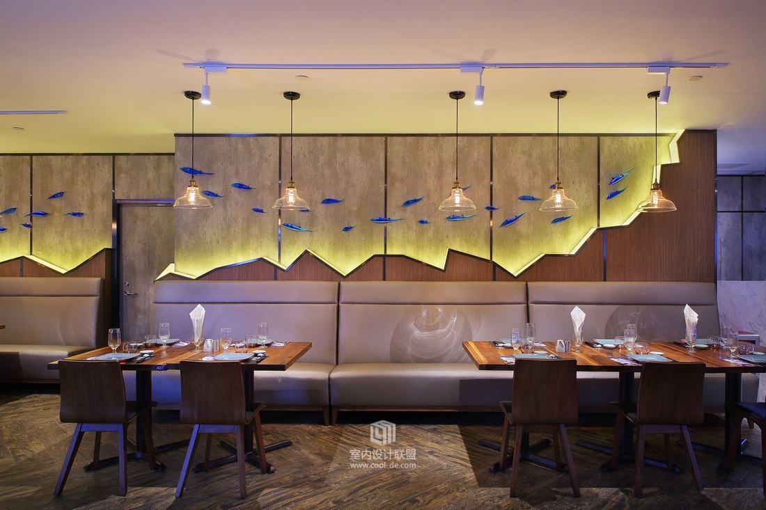 鱼鲜生海鲜餐厅--来轩建筑装饰设计-17