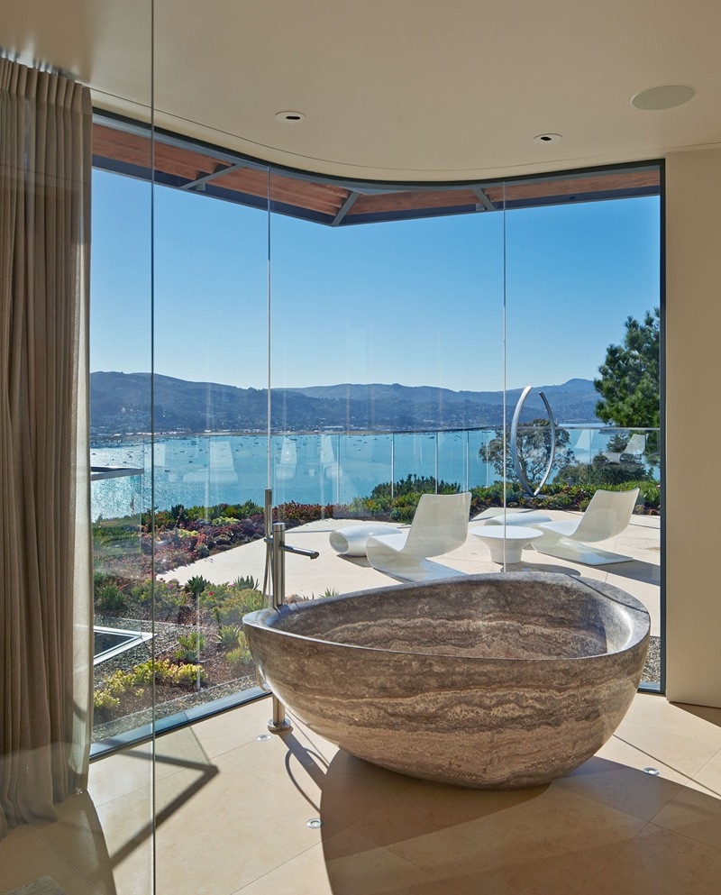 豪华别墅 现代风格[别墅] A House With Views Of San Francisco Bay By Polsky Perlstein Architects-25