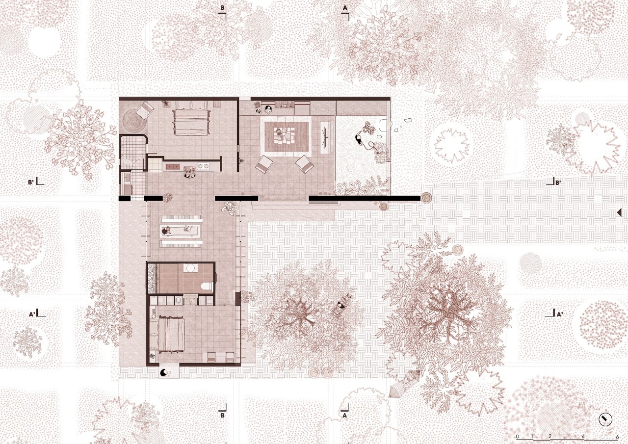 恩戈小巷住宅丨越南河内丨D.O.G House-124