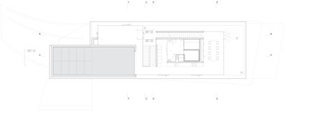 Wiel Arets' Jellyfish House has an elevated pool with a glass floor-50