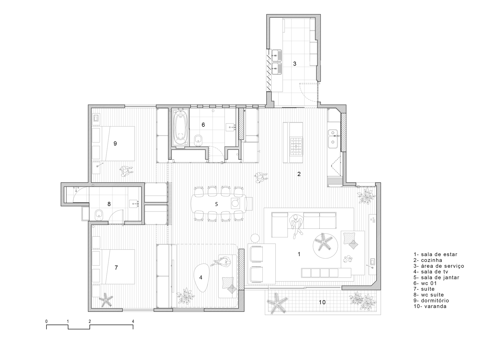 巴西 Mooca 社区 60 年代公寓的翻新之旅-2