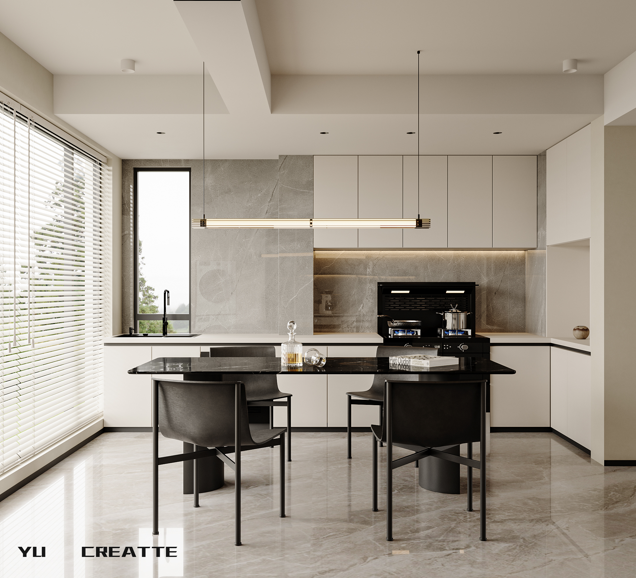 现代意式极简客餐厅丨近期表现-6