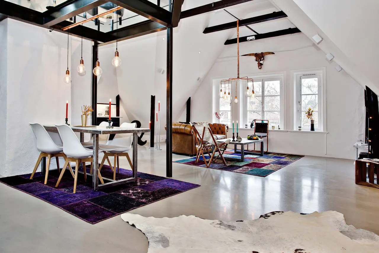 瑞典独特 Loft 设计，玻璃钢 mezzanine 打造惊艳阅读空间-2