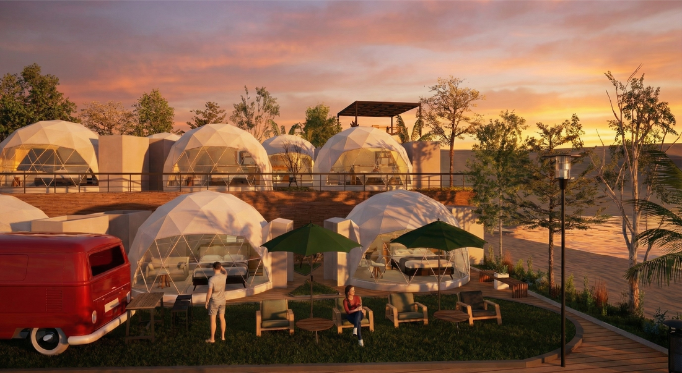 geodesic dome complex(如果这里 Complejo 是西班牙语指综合体,Domos Geodésicos 是 geodesic domes (大地测量穹顶;测地线穹顶 ) ,就可以用这个表达)
如果Complejo明确有别的意思,建议提供更多原文语境等信息哦 丨MexicoOaxaca丨Daktilar experiences-9