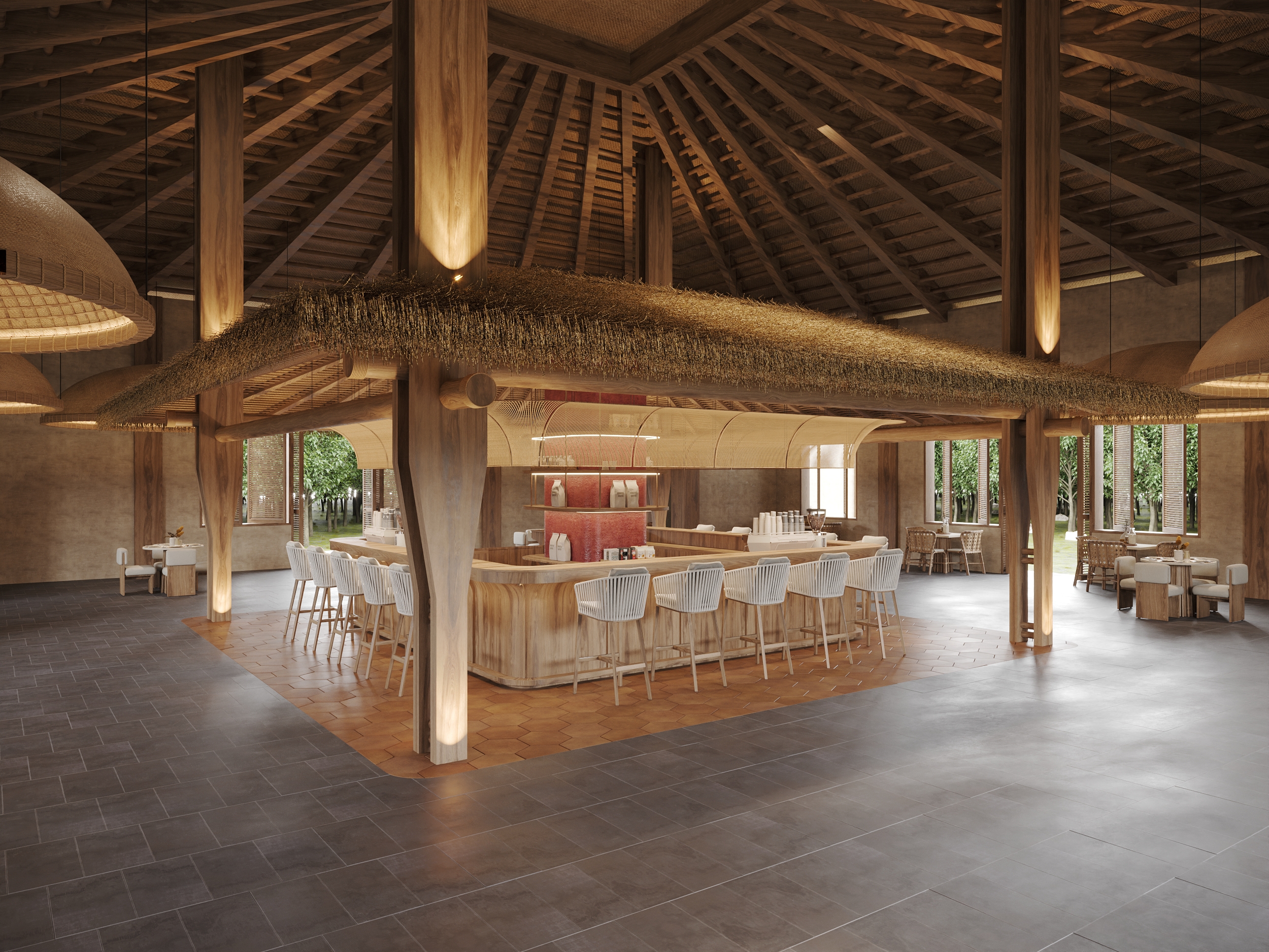 综合室内设计方案（含接待厅,餐厅咖啡馆,别墅）-18