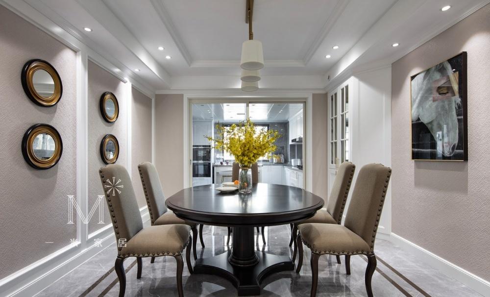 平层丨【一米家居】琉光240㎡现代美式-18