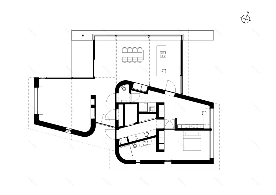 草地上的房子丨荷兰丨Team Tonbo-16