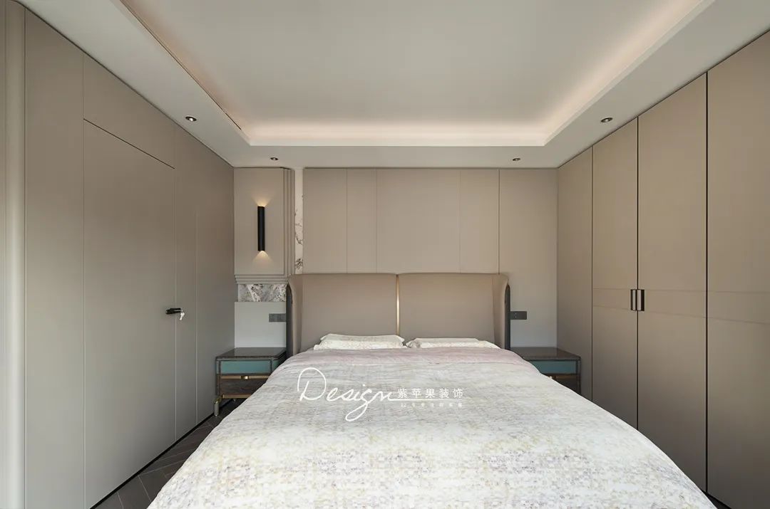 300㎡木质与石材奏响现代风的自然和弦丨紫苹果全案设计-48