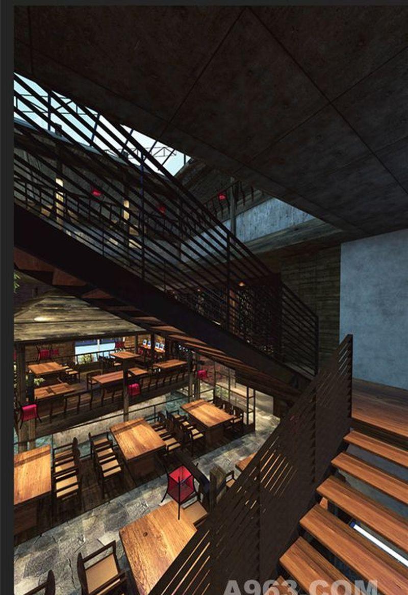 辰韩馆炭火烧肉主题餐厅设计-5