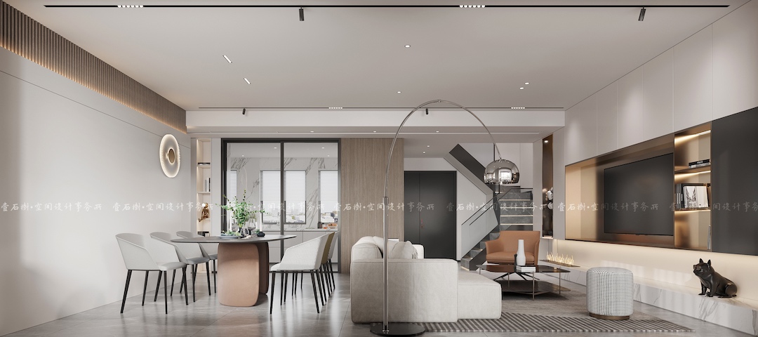 壹石樹空间设计 | 流动空间，简约中蕴藏无限意趣-18