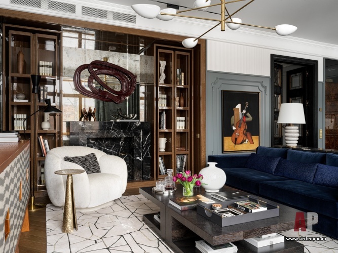 圣彼得堡3室度假公寓室内设计丨俄罗斯圣彼得堡丨Зуева Анна（安娜·祖耶娃）-25