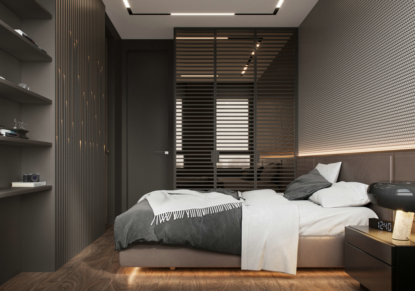 简约时尚单身公寓设计-15