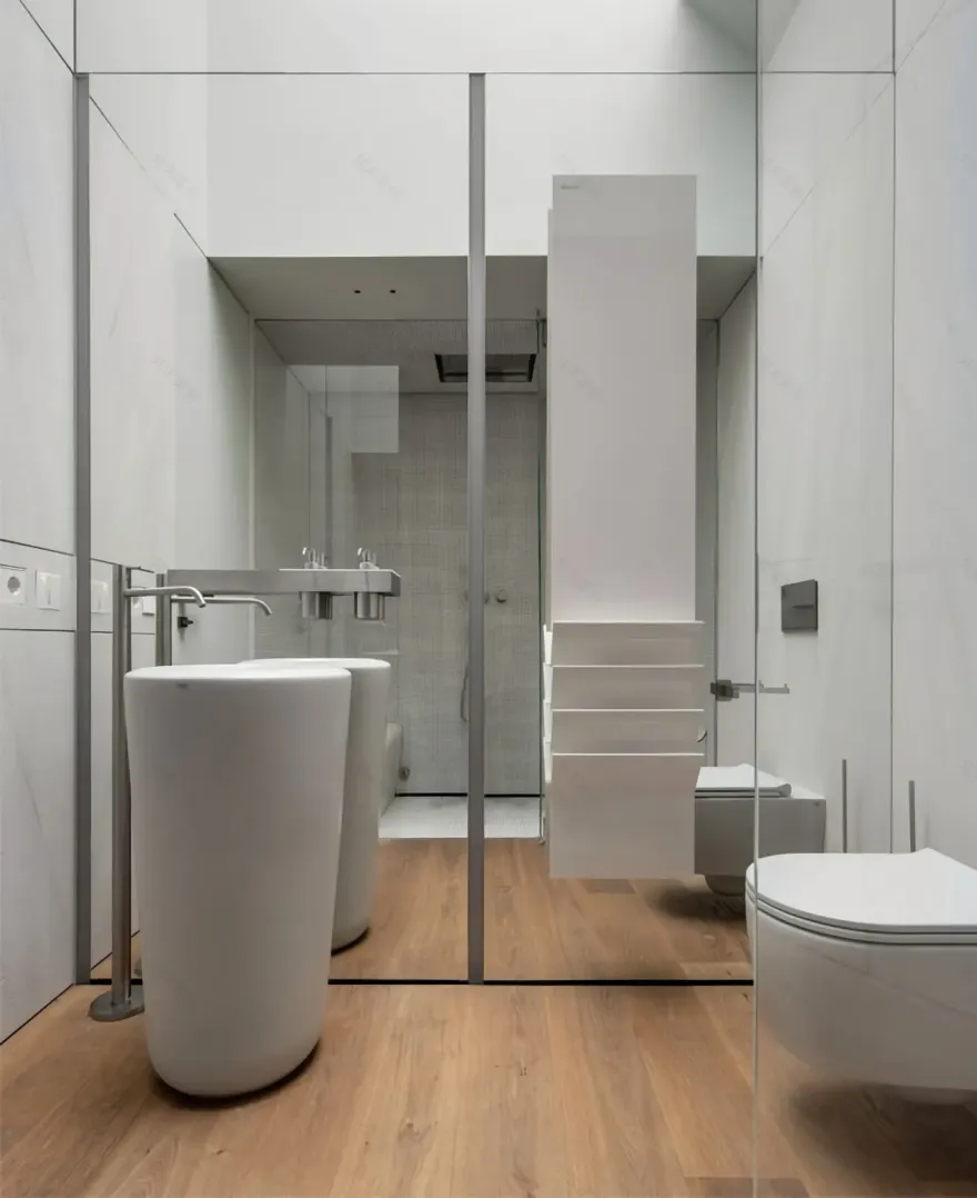 基辅独特设计阁楼 | 古老砖墙与现代钢火炉的完美融合-13