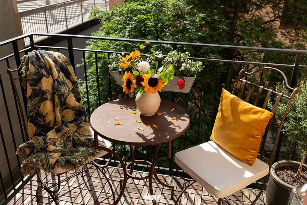 绿色调斯堪的纳维亚时尚公寓：舒适与复古的完美结合（45平方米）-18