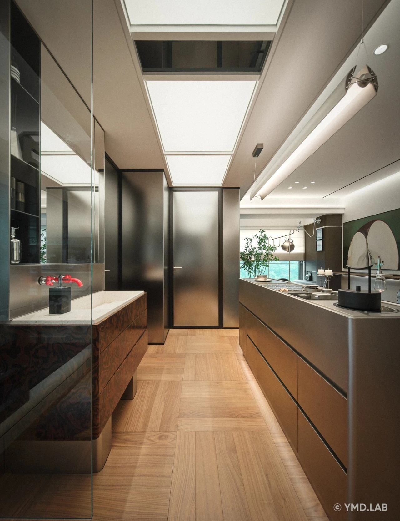 深圳山樾湾70B&70C户型样板间丨中国深圳丨岳蒙设计-100