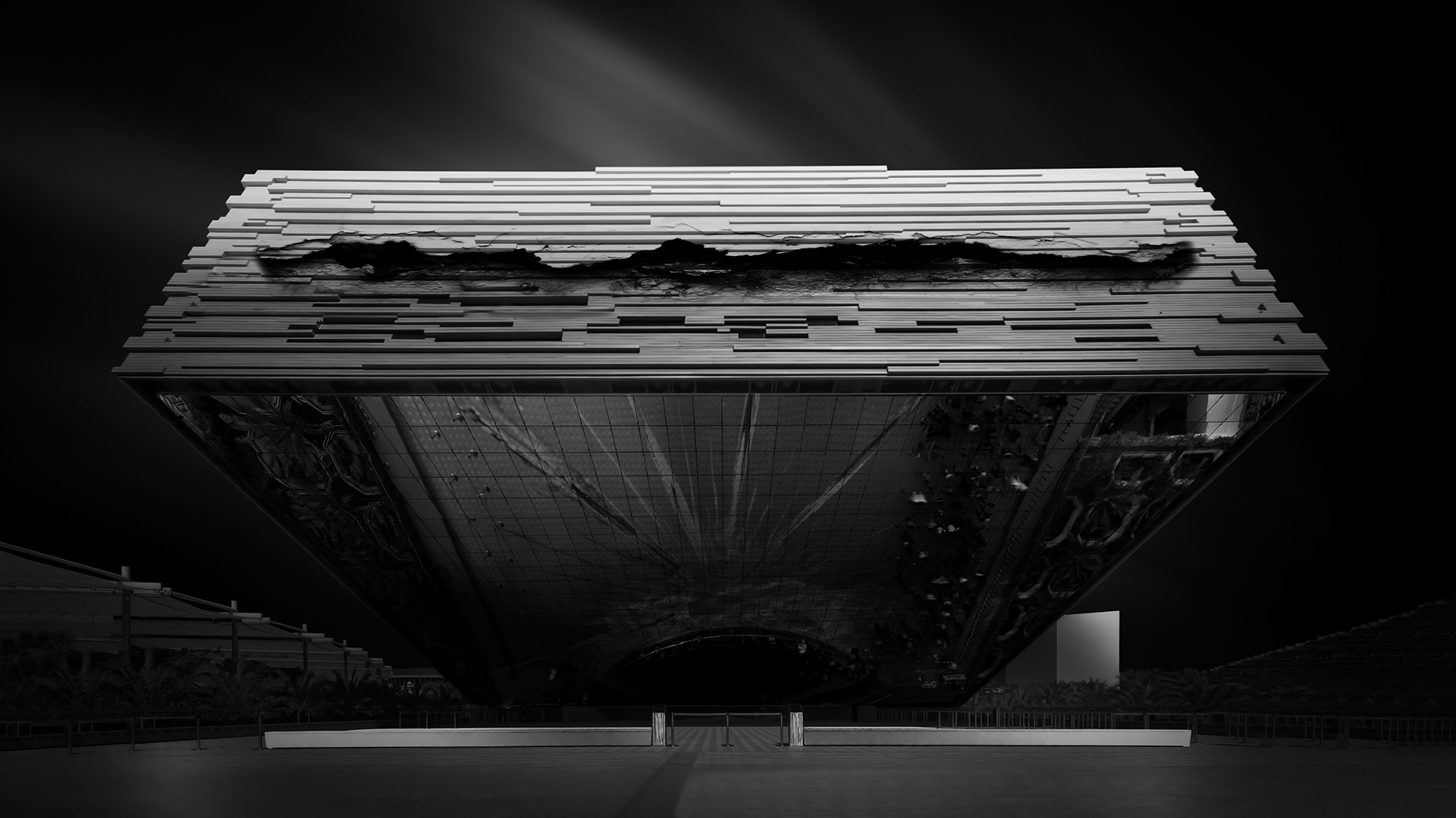 现代受损建筑摄影系列丨阿联酋阿布扎比-2