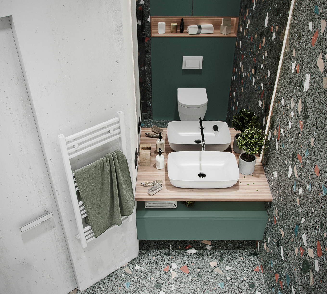 绿意盎然 | 揭秘灰绿色家居设计的魅力-39