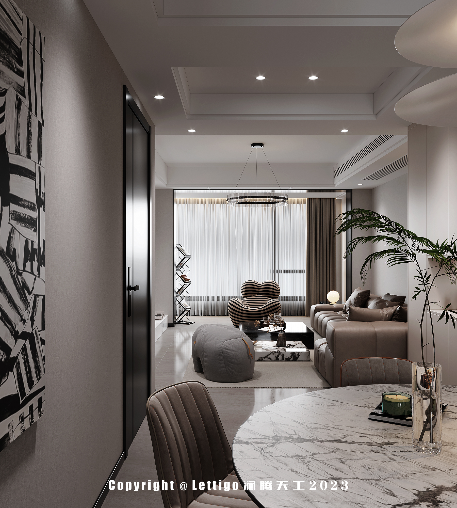 黑白灰，永远都是现代简约无法离开的一种至高色系-2