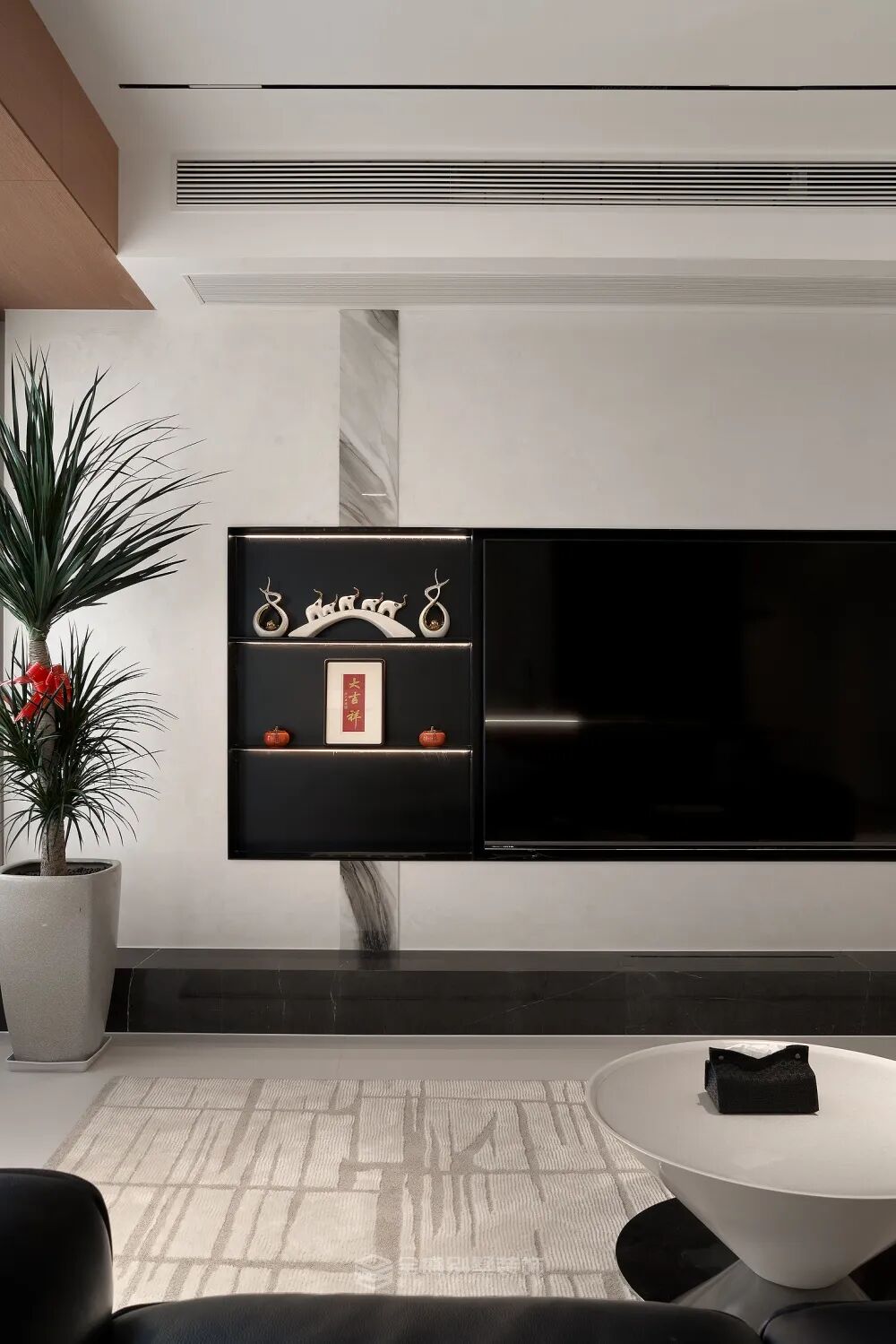 200㎡现代风|禧瑞江南：每一处留白都盛着生活的诗意-24