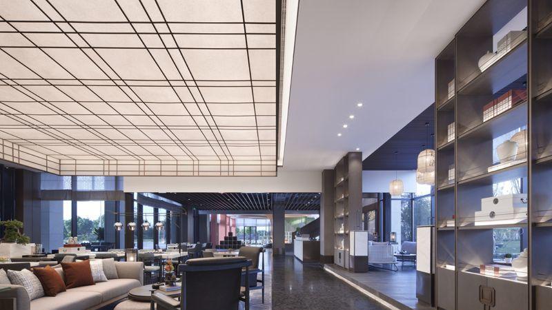 嘉兴中洲花溪地售楼处 | 光与影中的江南意境-32