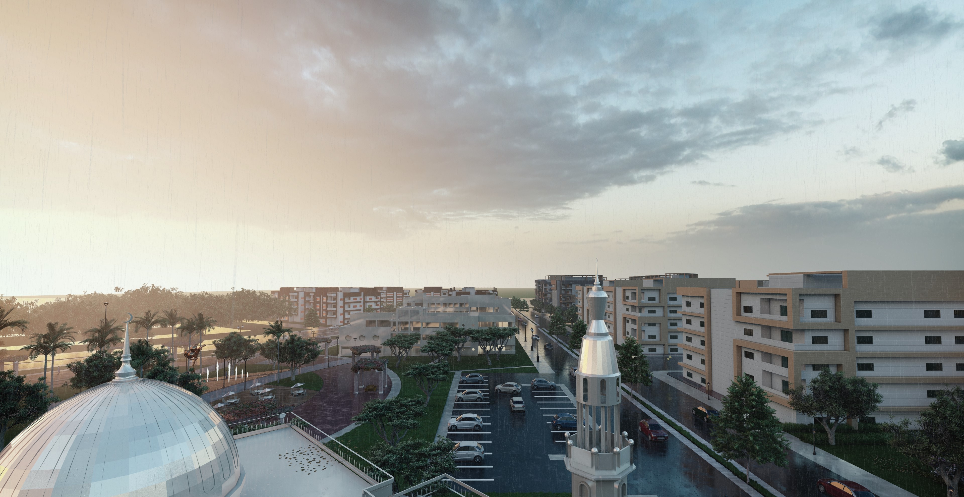 ديار 住宅规划项目丨埃及丨曼苏拉大学工程学院建筑系-19