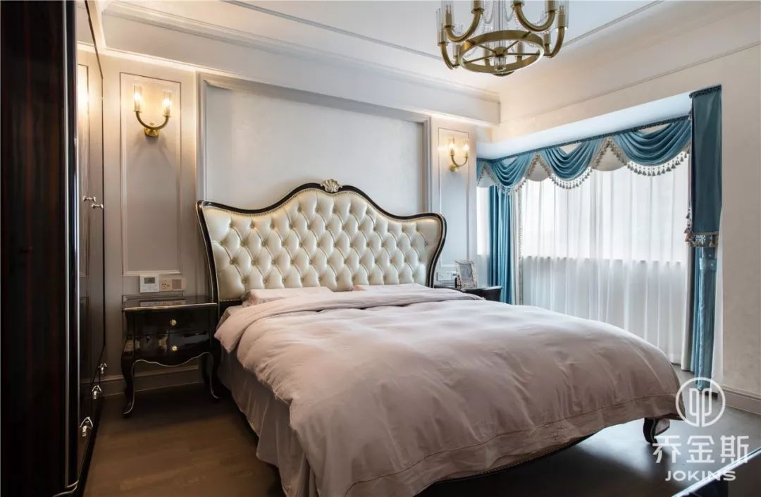 常州九洲新世界花苑美式轻奢套间设计-43