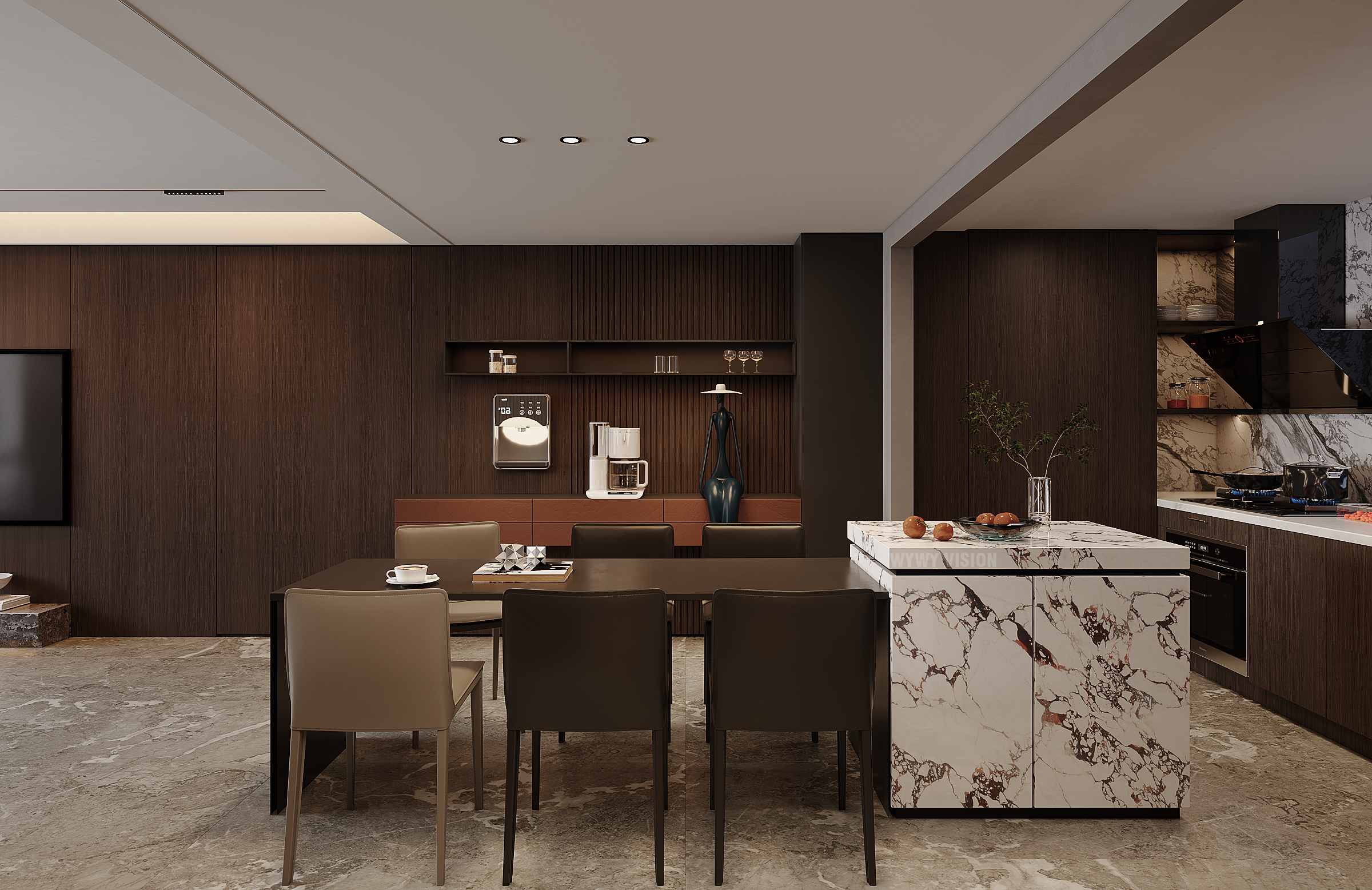 现代 · 黑胡桃丨效果表现-11