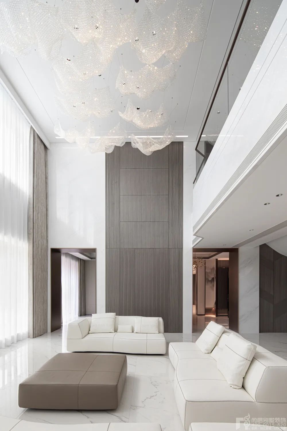 1250㎡现代奢华别墅设计丨尚层别墅装饰-23