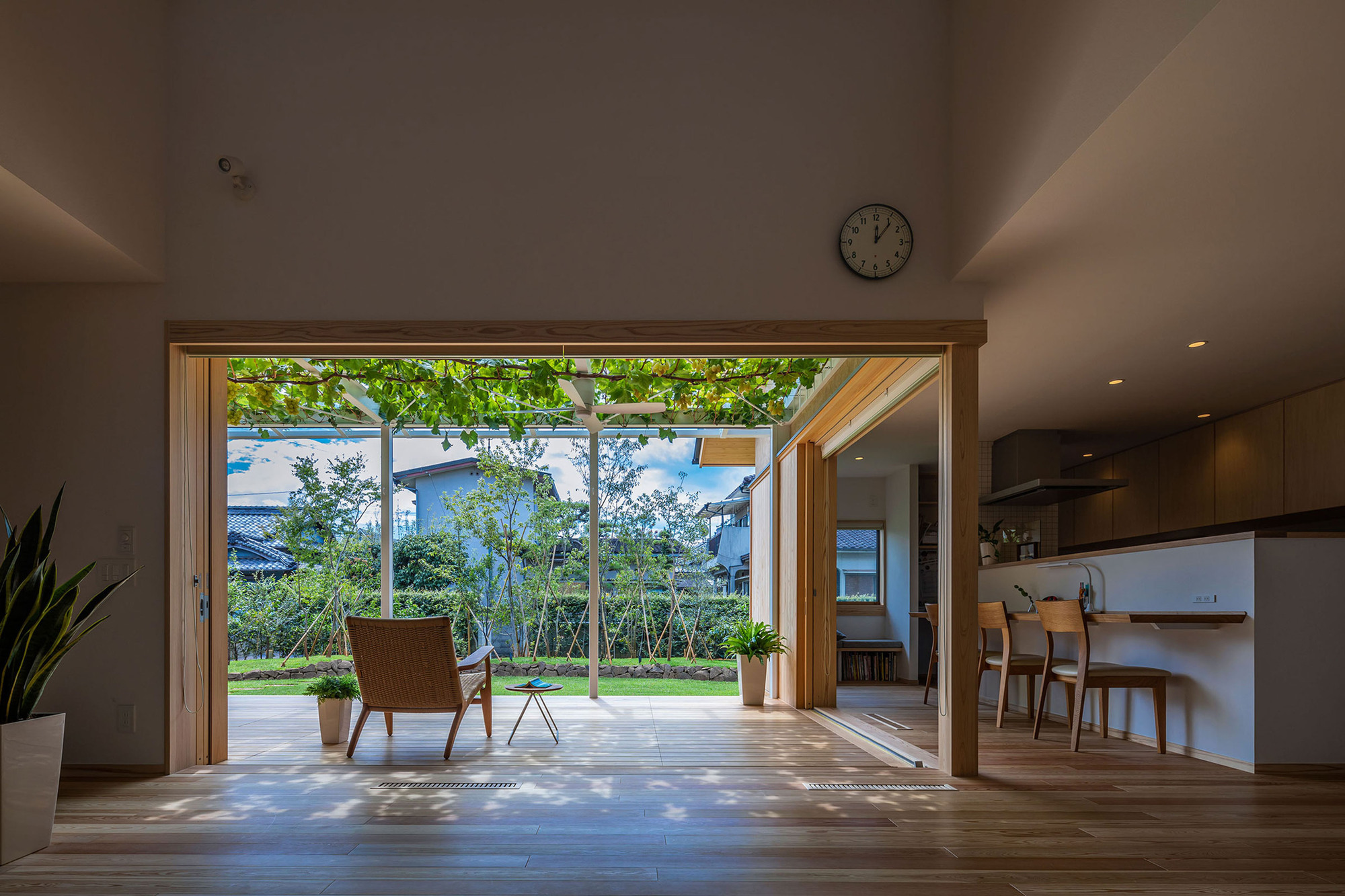 House with Grapevine Trellises / Takashi Okuno & Associates-18