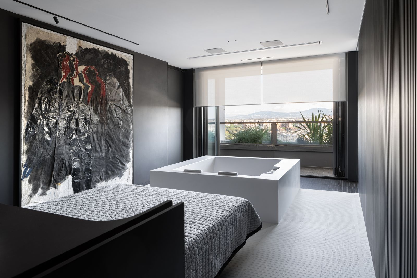 罗马Eurosky塔楼20层未来感公寓丨意大利罗马-29