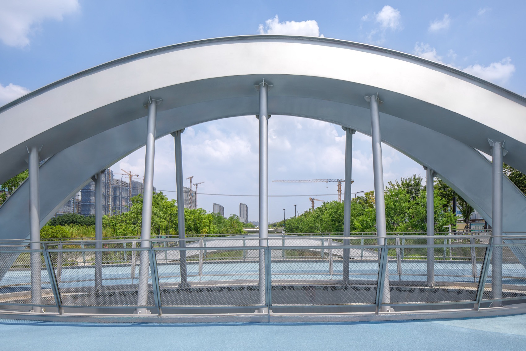 南京南部新城步行桥和车行桥丨中国南京丨NAN 建筑事务所+和作结构建筑研究所-53