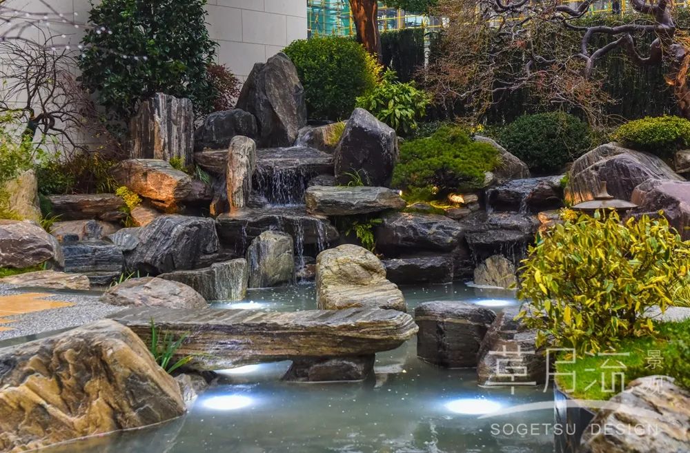 别墅花园水景设计-39