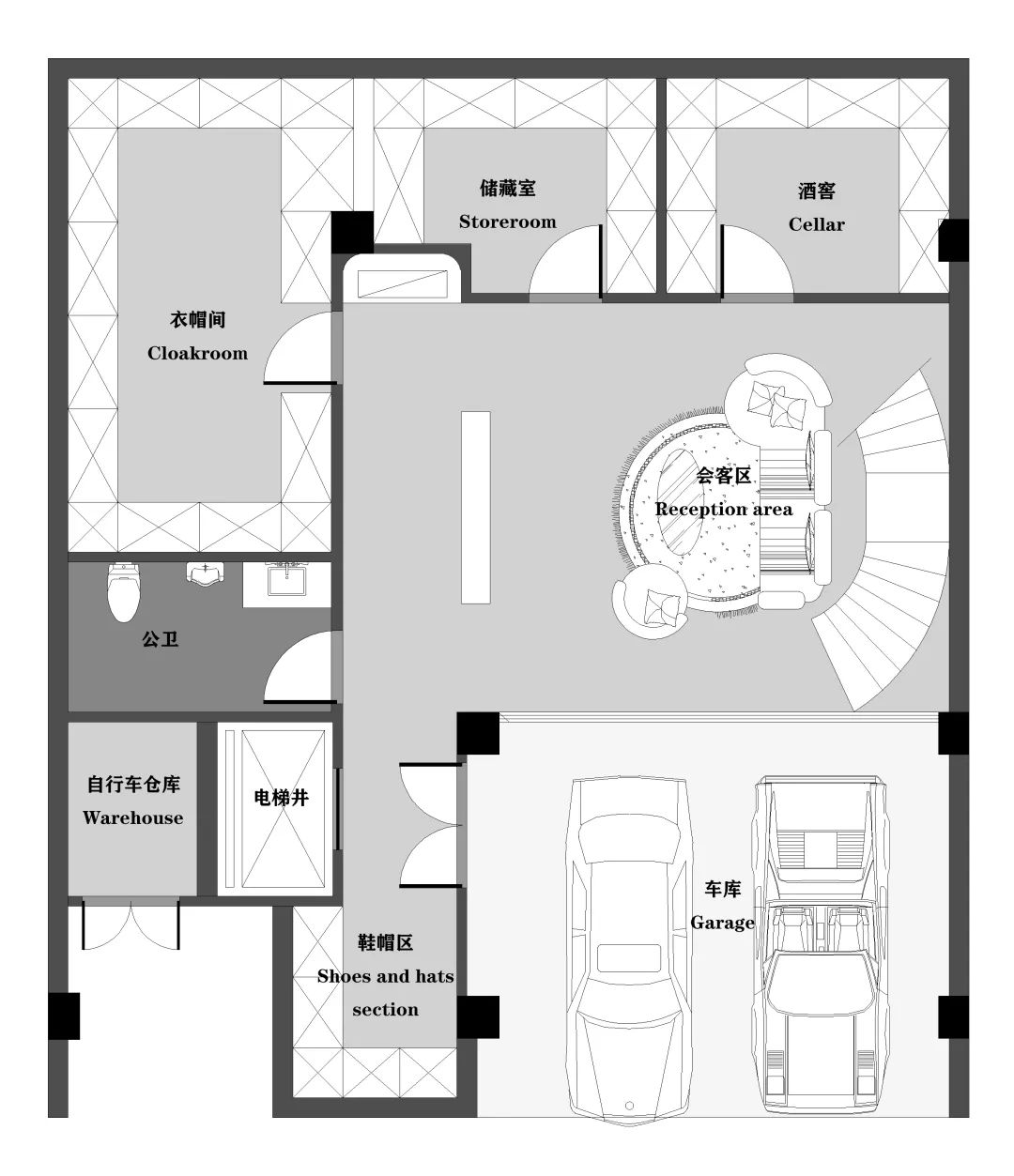 成都 600㎡别墅的个性改造之路丨中国成都丨肆陆空间美学-16