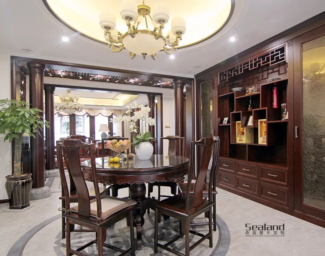 常州国宾一号平层,新中式风格演绎东方美学-20