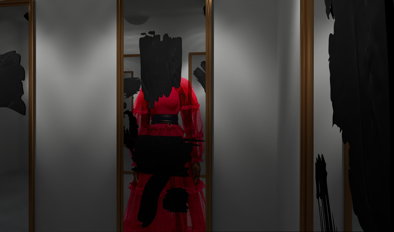 Alexander McQueen inspired art installation-10