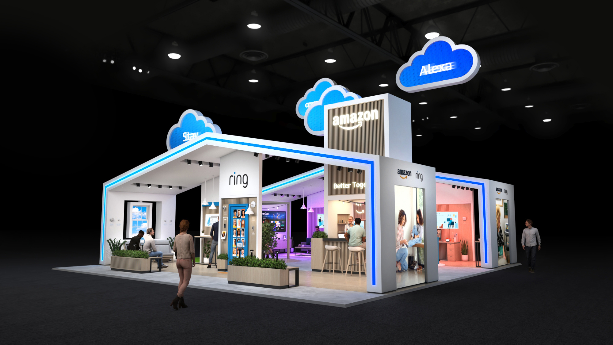 AMAZON+RING 展览概念设计丨EWI Worldwide-2