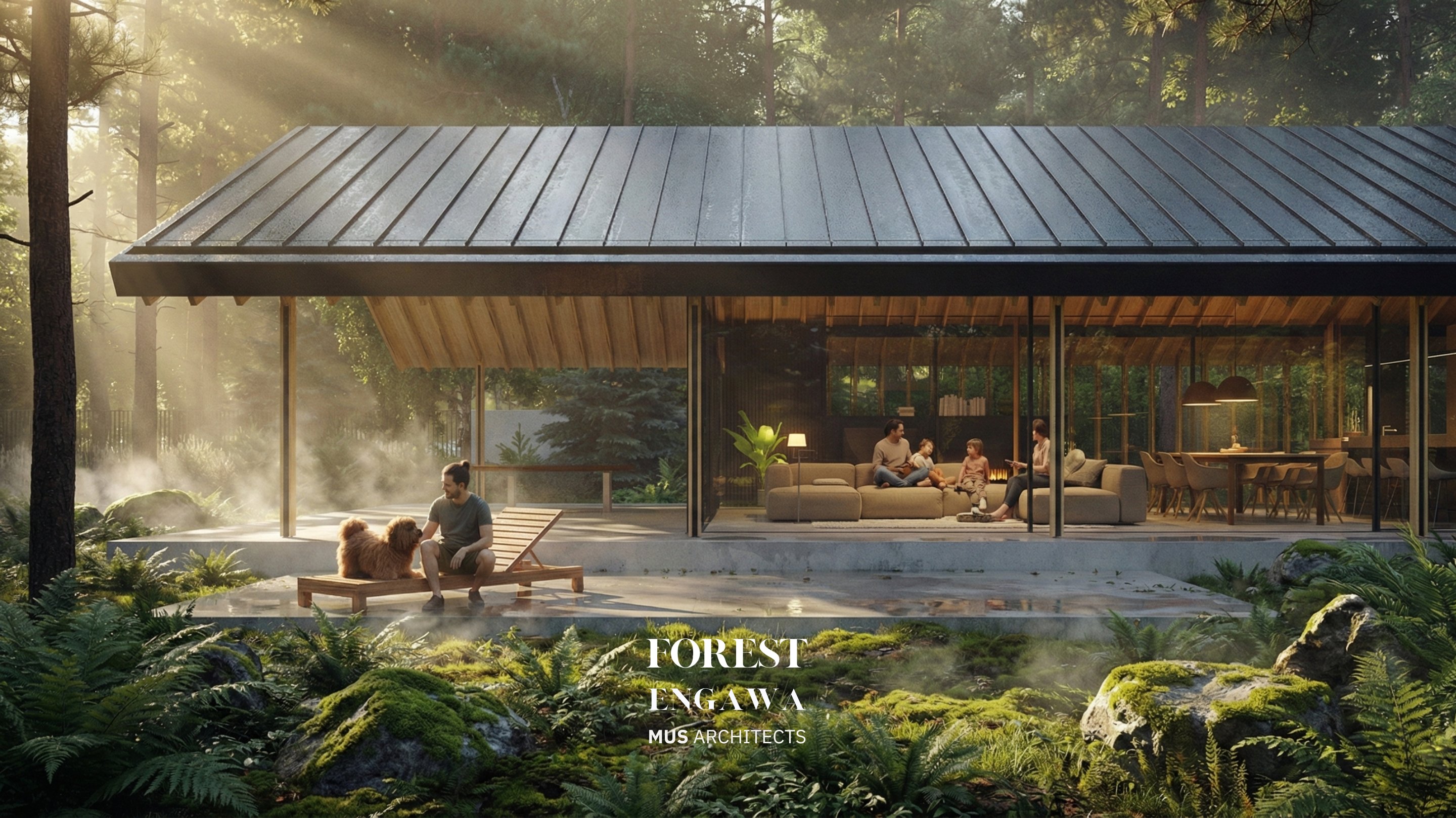 森林缘廊（注：Engawa是日语外来词，常见指房屋与庭院间的走廊，这里FOREST ENGAWA推测是指森林边缘类似廊状的区域，具体含义可能需结合更多语境判断 ） 丨波兰弗罗茨瓦夫丨MUS ARCHITECTS-4