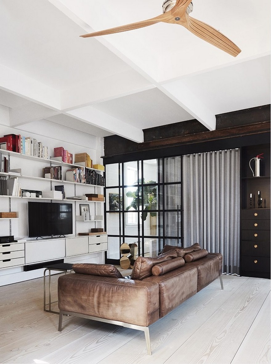 Scandinavian Minimalism Meets the Rough Aesthetics in Tribeca, New York-9